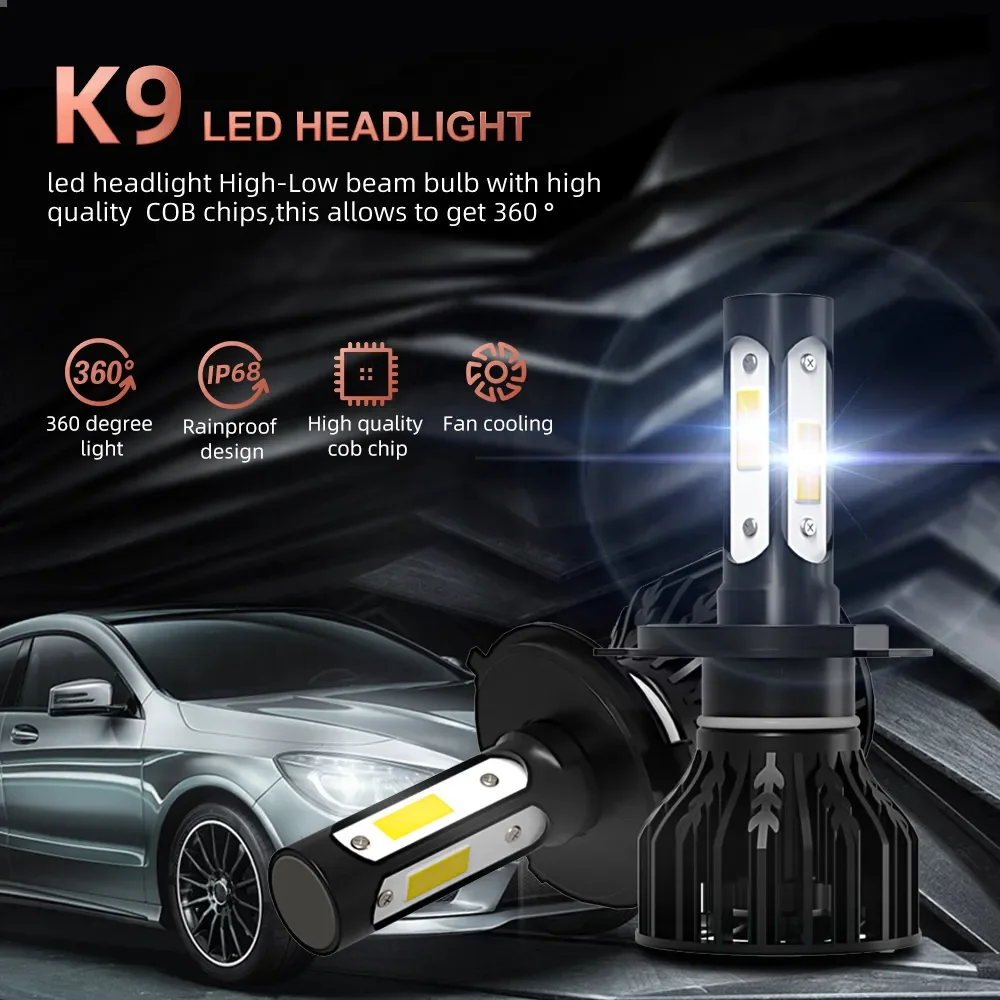 Светодиодная лампа 6000 лм 2015 K головного света H4 для MITSUBISHI L200 платформа шасси MQ 2016