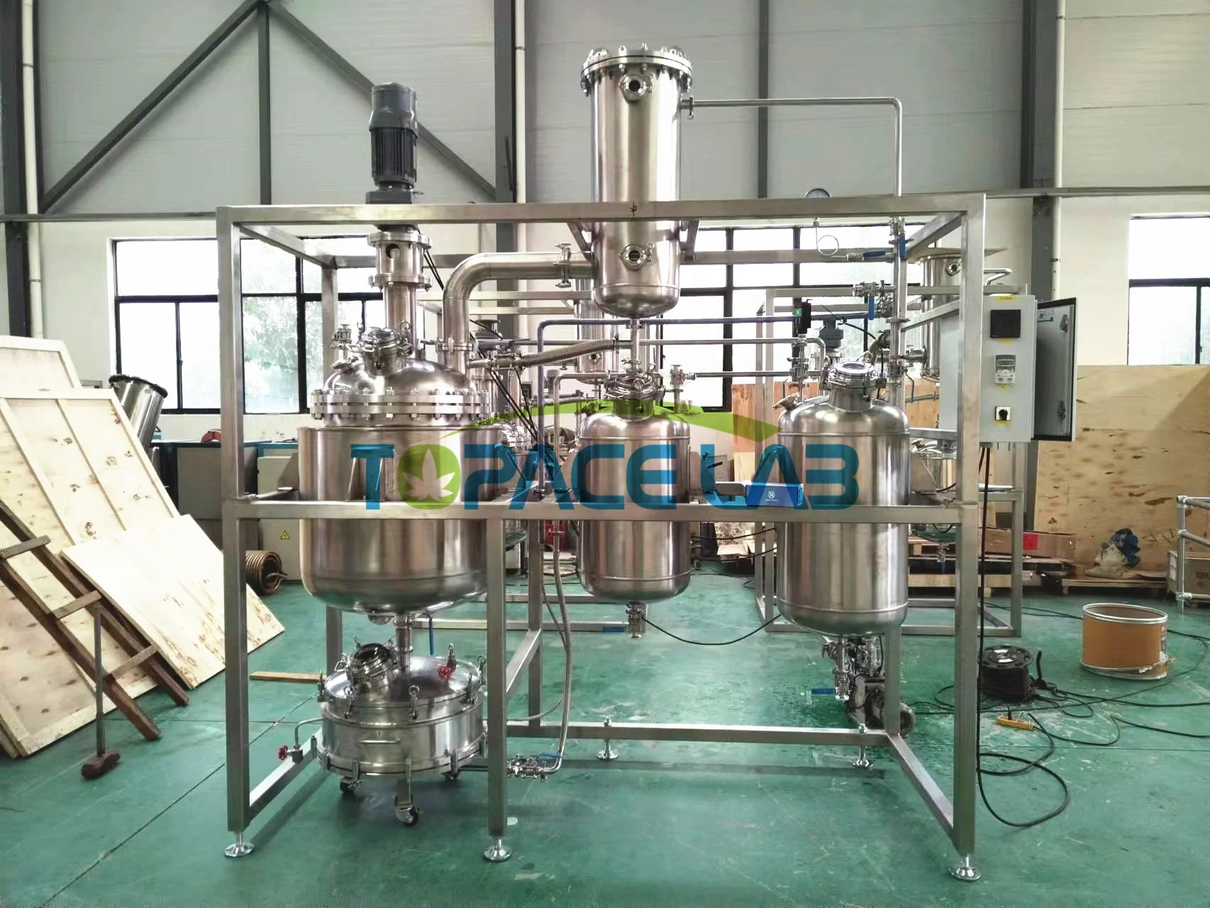 Многофункциональный реактор из нержавеющей стали Topacelab 50 л 100 200 300 500 вакуумный с