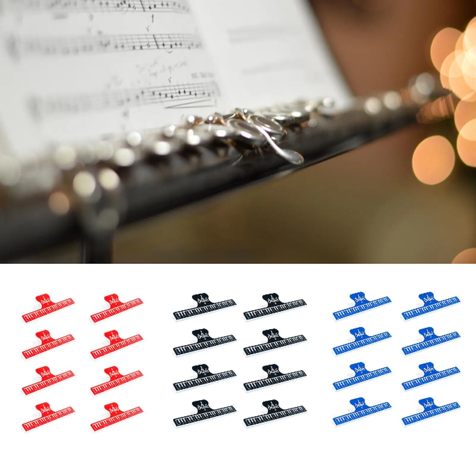 8 шт. держатель для нот гитара скрипка музыкальный зажим практичный фортепиано