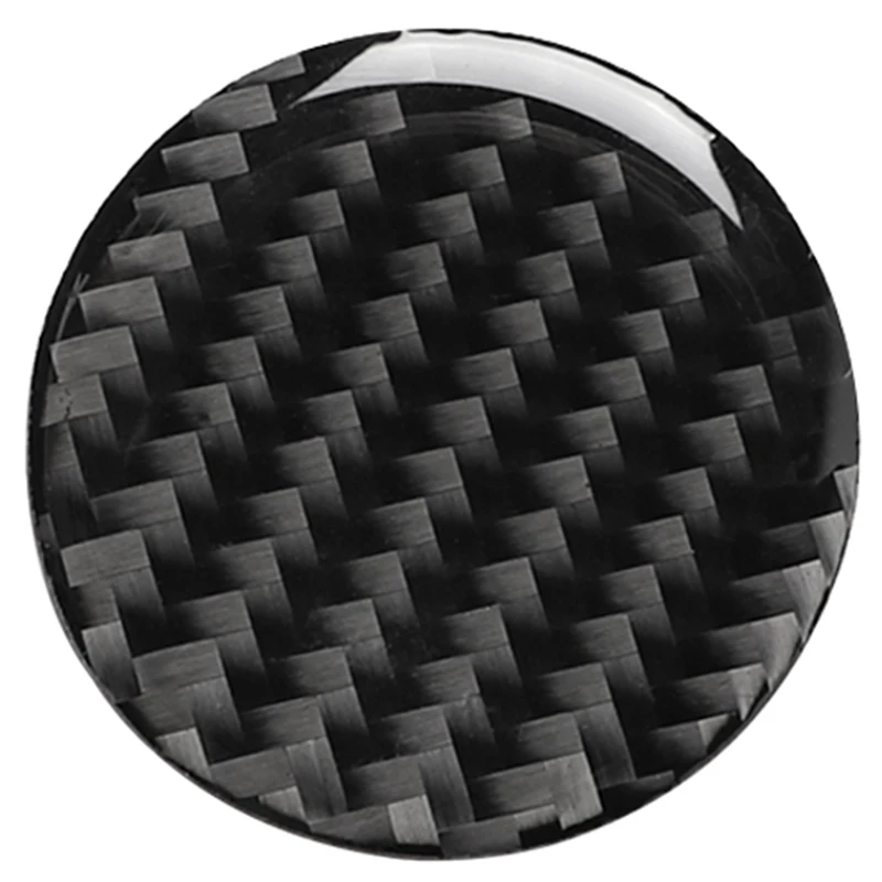 

for Audi A4L/A3 Central Control Multimedia Knob Decoration Stickers Carbon Fiber Stickers 2014-2019