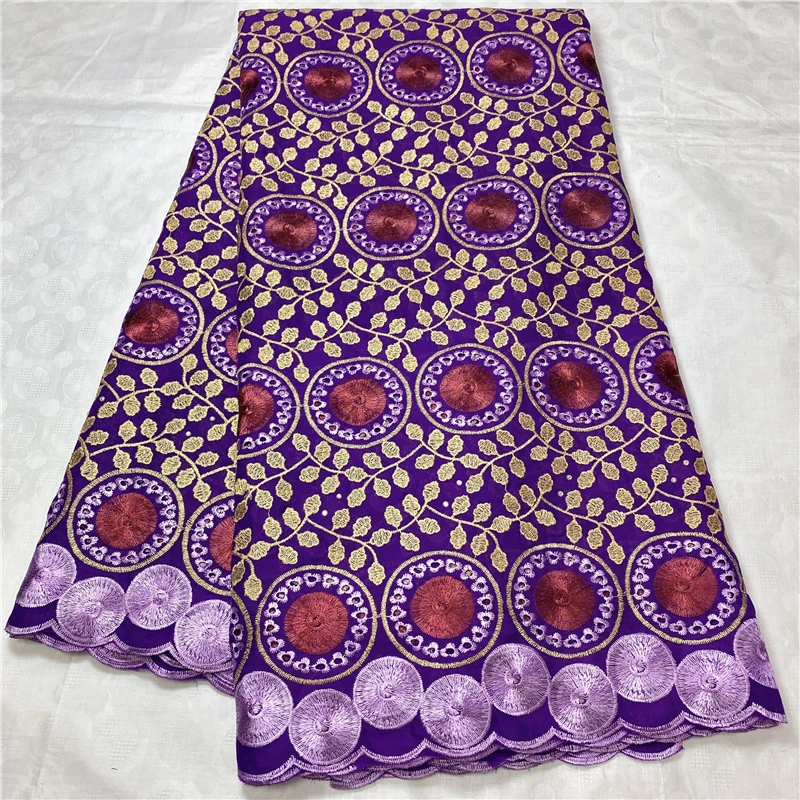 

Швейцарская Ткань 5 ярдов, новейшая вышивка из тяжелых бусин, африканская вуаль из 100% хлопка, кружево, популярный стиль 2022Dubai для свадебвечер...