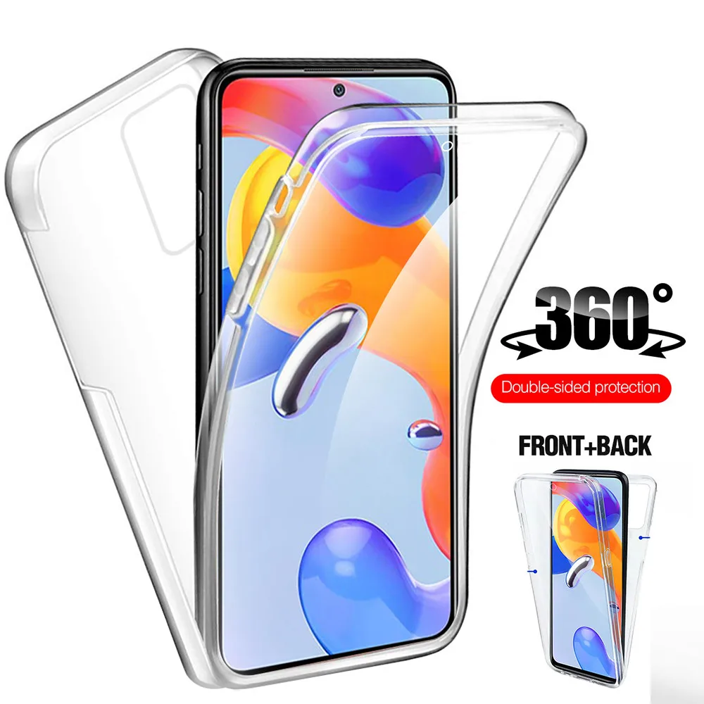 Чехол для Xiaomi Redmi Note 11 Pro 360 ° передняя и задняя защитная крышка Redme Note11 11S 4G Plus 5G ПК
