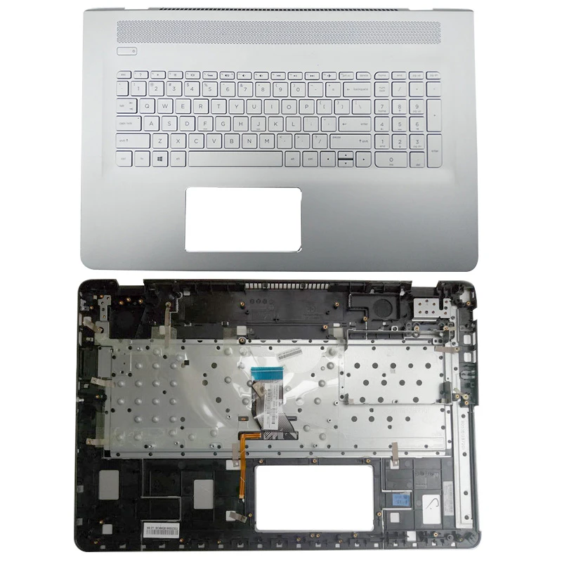 

Для HP ENVY X360 17-U 17T-U M7-U M7-U009DX 857839-001 аккумулятор большой емкости 6070B1018201 Ноутбук Упор для рук верхний чехол нам Подсветка клавиатура