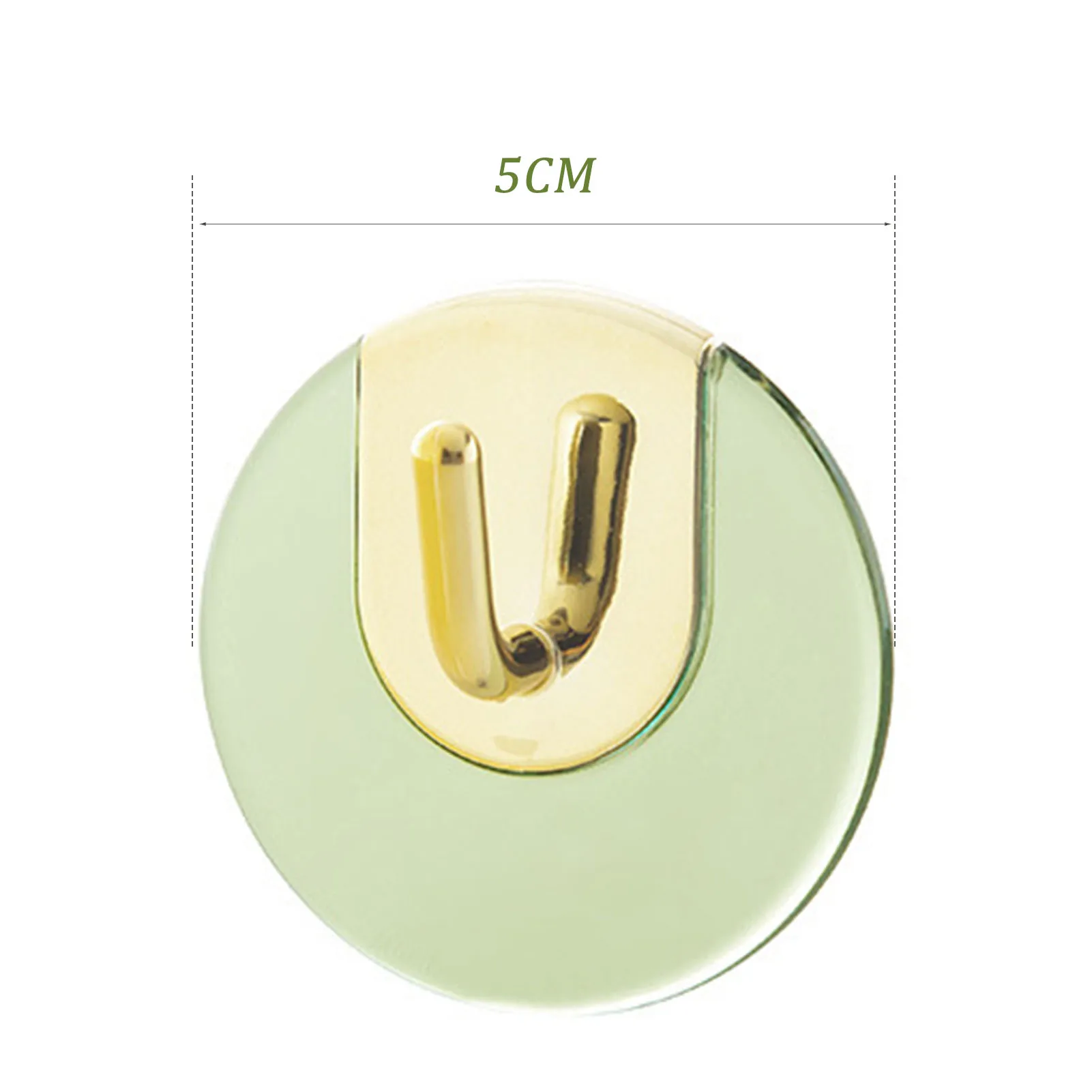 

Self-Adhesive Towel Hooks without Drilling Door Wall Hook for Bathroom Kitchen Round Coat Hooks 4PCSOrganiseurs Easy Assemble