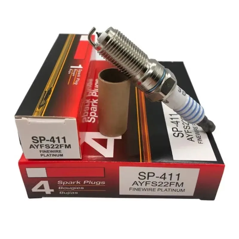 4 шт. AYFS22FM SP-411 платиновая свеча зажигания для MAZDA FORD FOUCS C-MAX FIESTA EDGE LINCOLN MKX CADILLAC CTS MERCURY