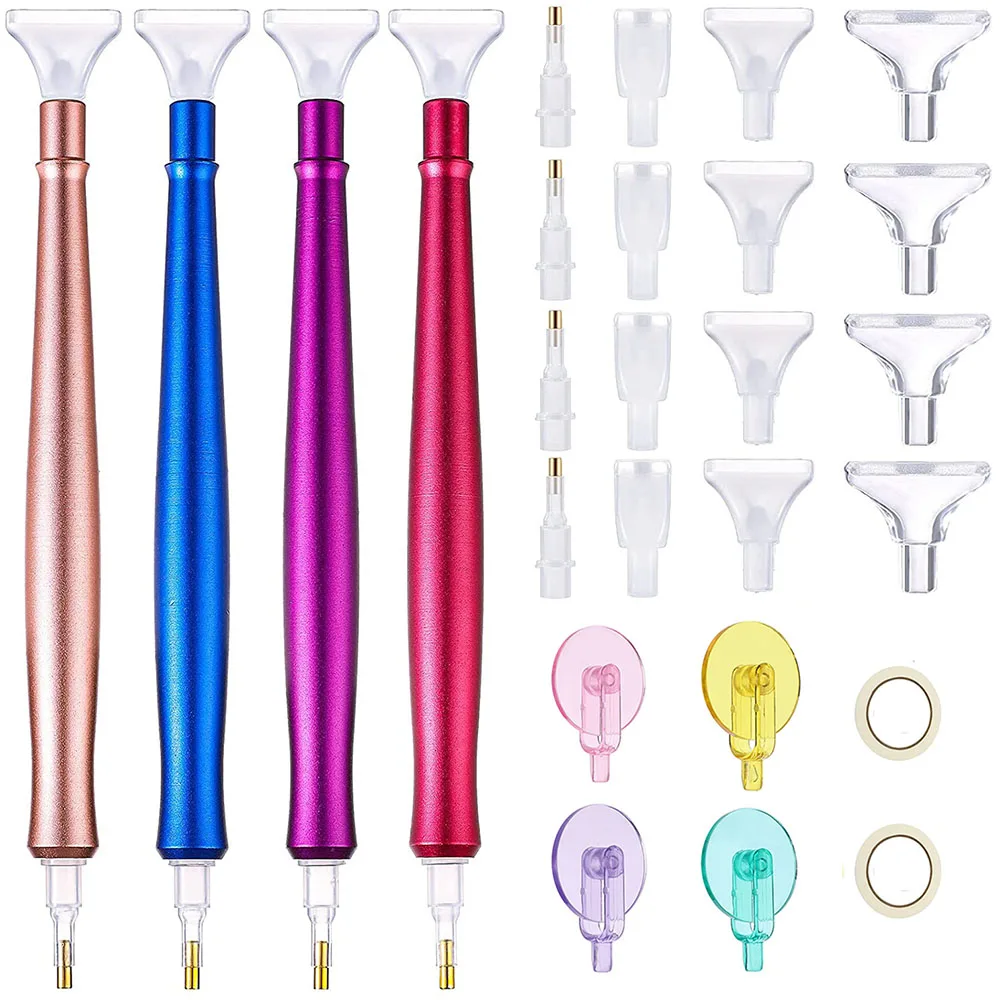 

7/9/13/28PCS 5D Diamond Painting Tool Alloy Point Drill Pen Set Cross Stitch Embroidery DIY Craft Nail Art Sewing Accessories