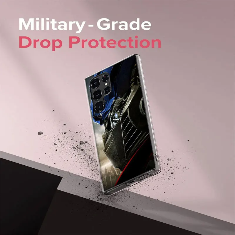 Прозрачный чехол-трансформер Bumblebee для телефона Samsung Galaxy S21 S20 S23 FE S24 S22 Ultra Capa S10 S9 S8