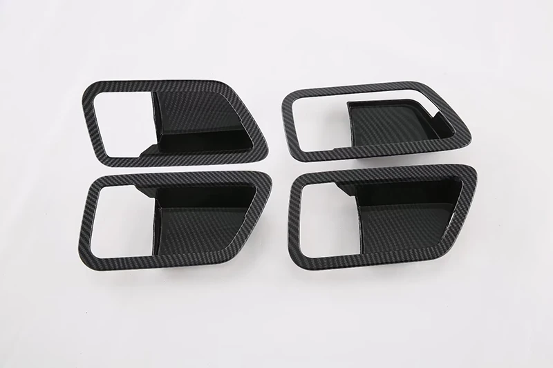 Для Toyota Tundra XK70 2022 2023 стиль из углеродного волокна внутренняя дверная ручка крышка