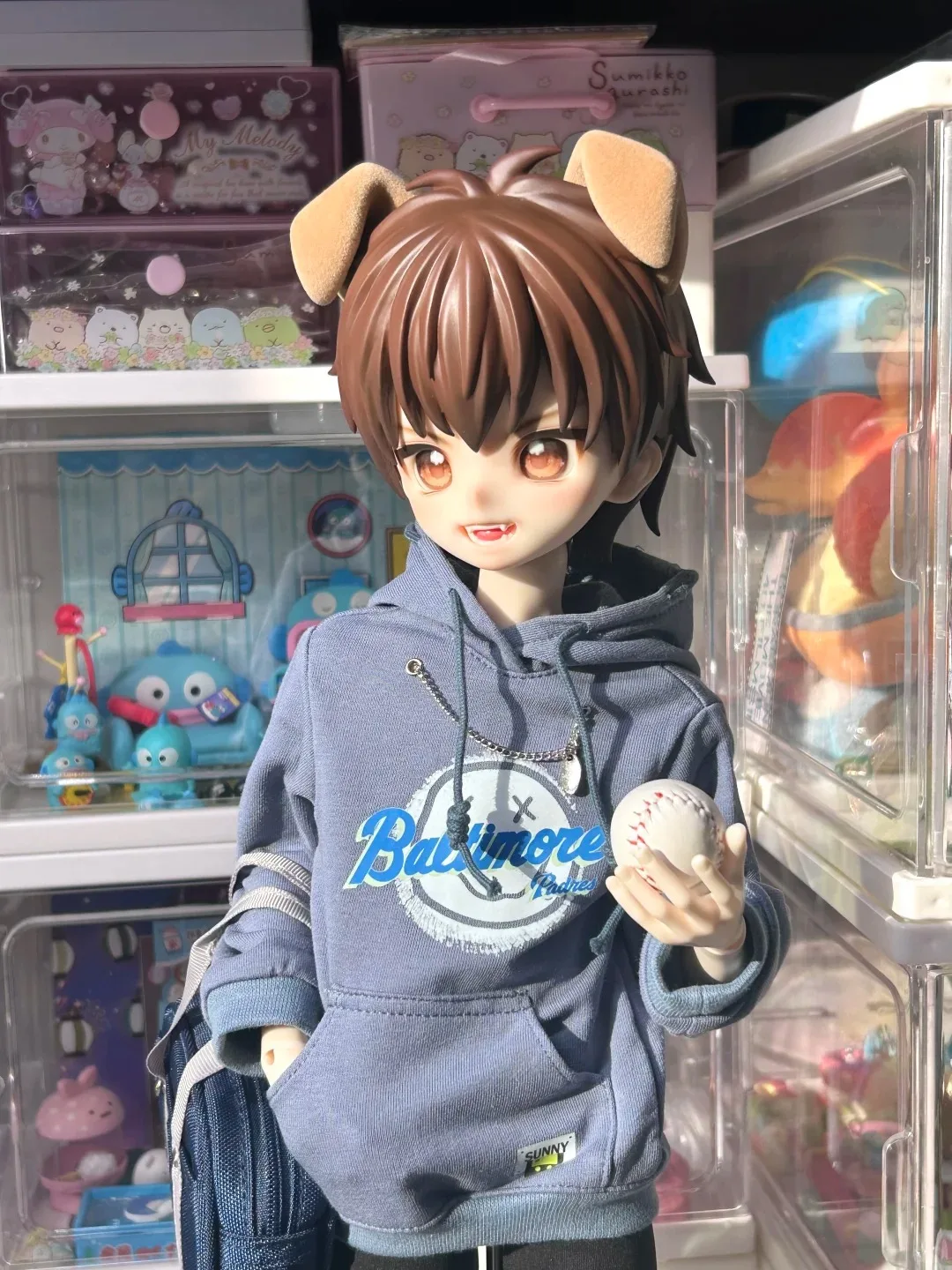 Dollhua SD BJD 1/4 CocoCat Голубая резиновая кукла | AliExpress