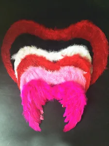 Взрослые дети крылья феи-ангела с перьями в ночное время нарядный костюм на Хэллоуин, Рождество, свадьбу, косплей, праздничные вечерние принадлежности