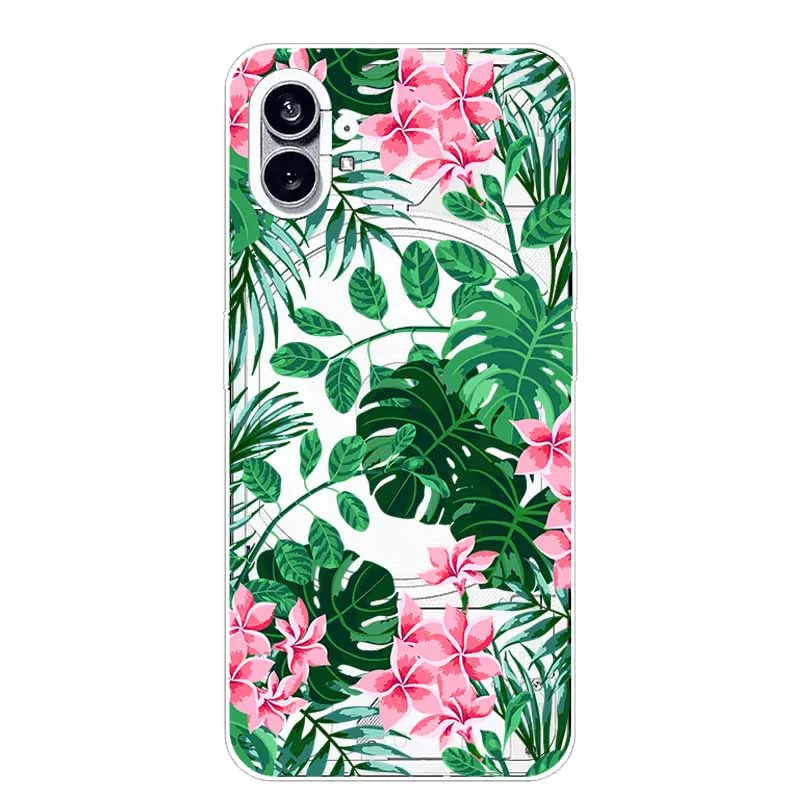 Прозрачный мягкий силиконовый чехол из ТПУ с милым рисунком для телефона ничего 1