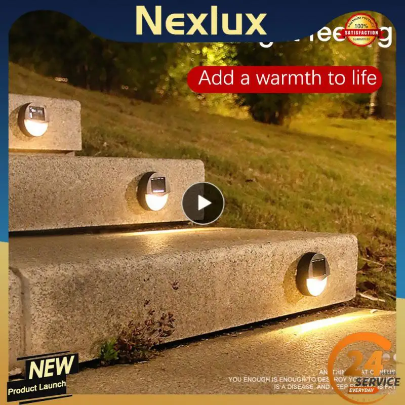 

Step Lights High Quality High Brightness Stairs Light Led Super Bright Ip65 Waterproof Outdoor Garden Lights Solar Step Lamp