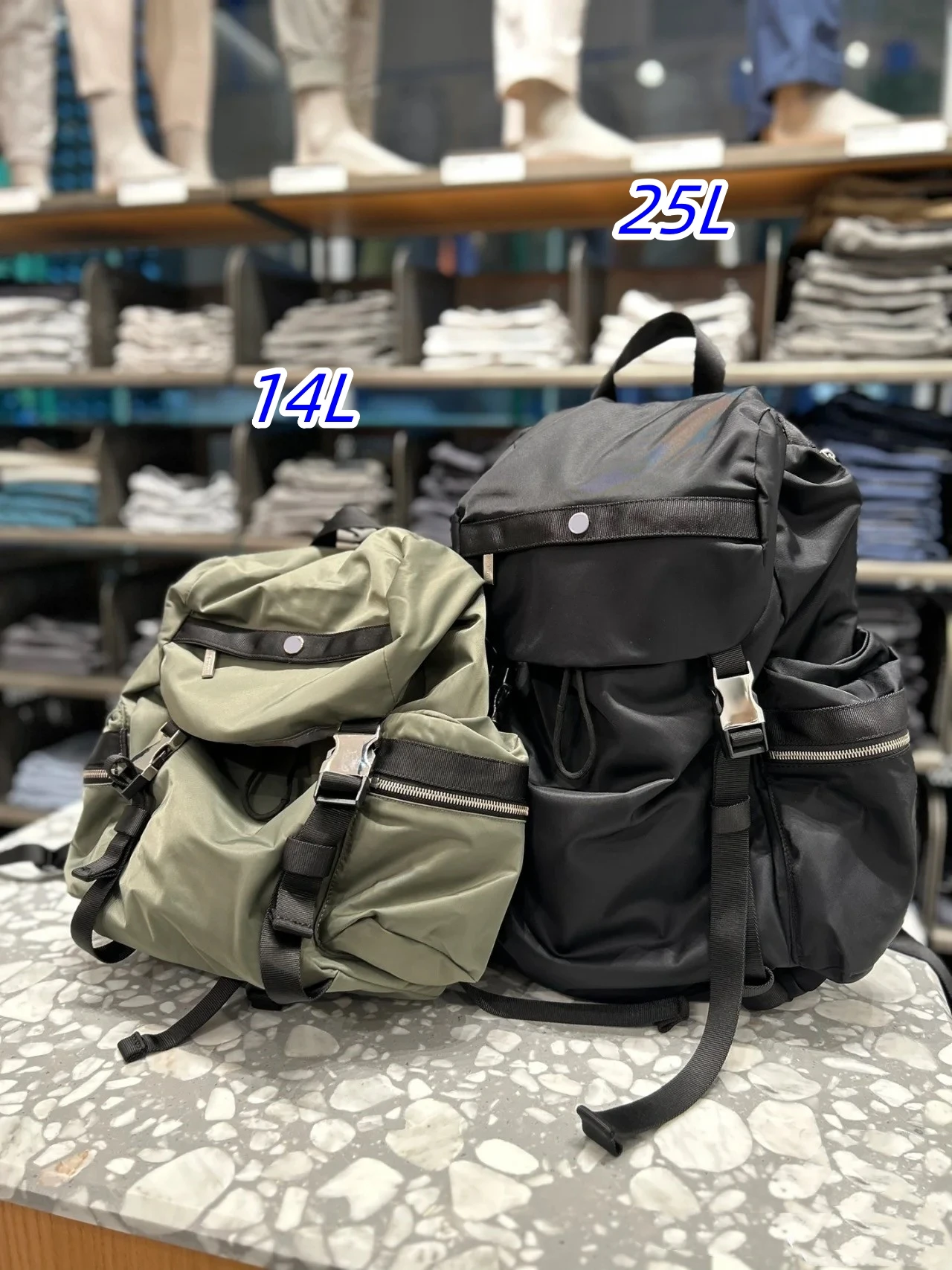 NWT Wunderlust Backpack 25L Wunderlust Mini 14L High-capacity Outdoor Travel Backpack Metal Logo Water-proof Fitness Bags