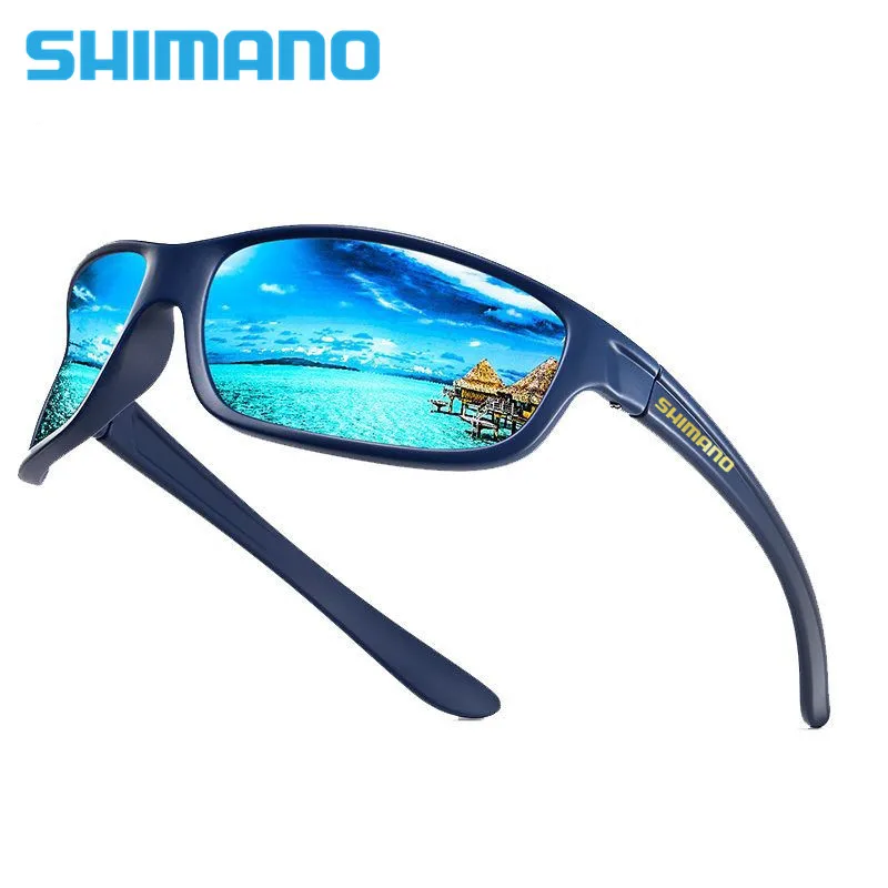 

2022 мужские солнцезащитные очки для рыбалки Shimano, поляризованные очки для активного отдыха, альпинизма, велоспорта, езды на велосипеде, UV400