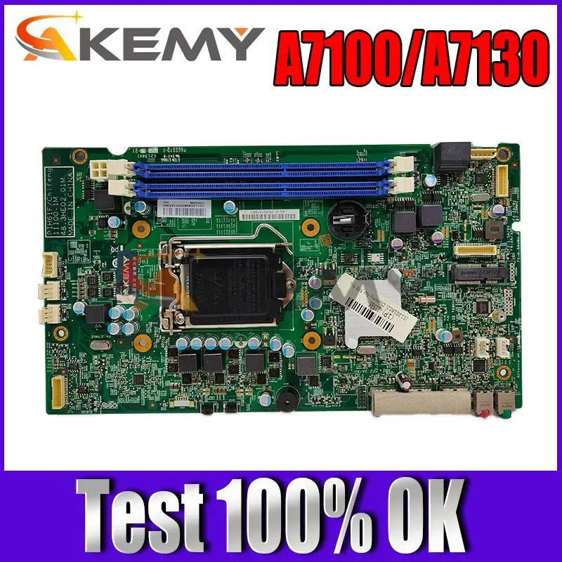 

Original All-in-One Motherboard For Lenovo for A7100 A7130 A7190 A7110 PIH61F 11100-1M 03T6674 Perfect Test Before Delivery