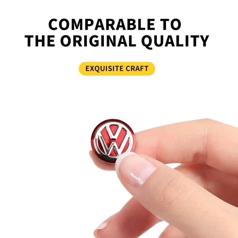 Для Volkswagen VW Стайлинг автомобиля Алюминиевый металлический Наклейки на удаленный