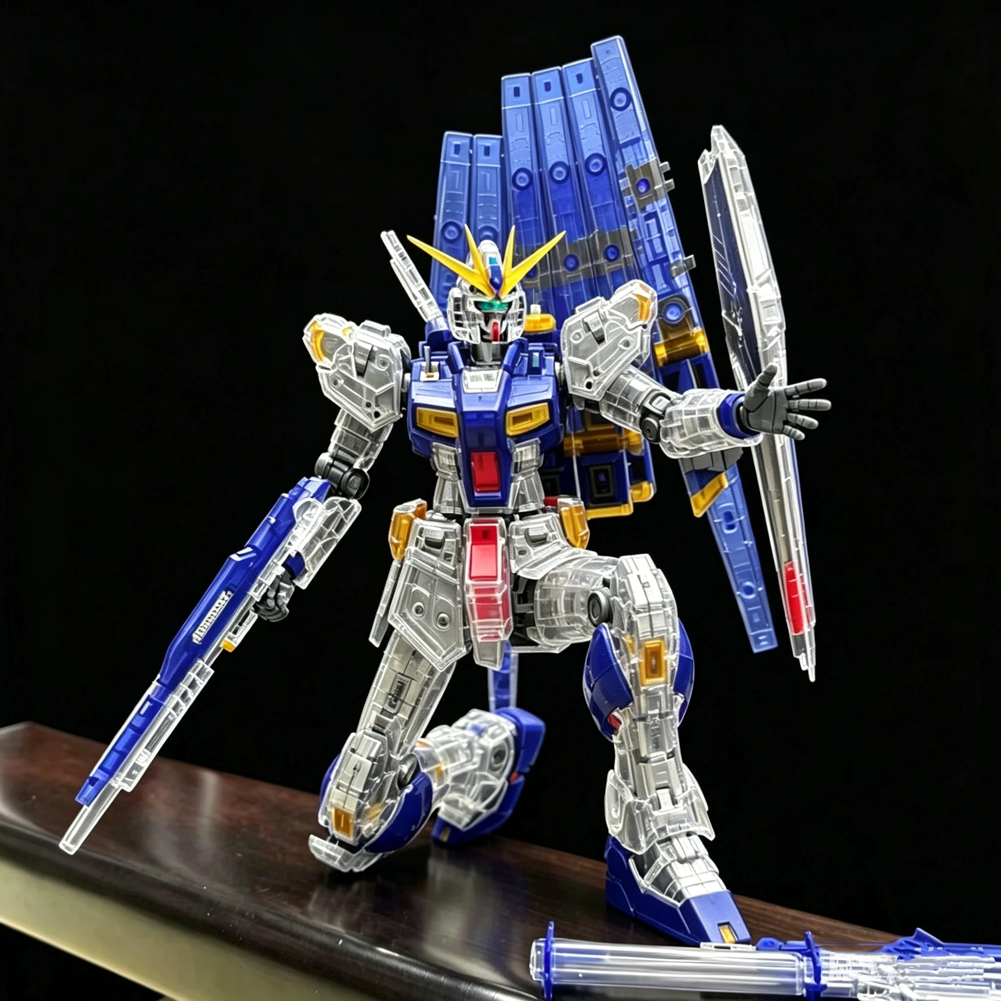 CHANGLONG RG 1144 5502 Цветная прозрачная сборная модель Rx-93V, аниме-фигурка робота, пластиковая модель, подарочные игрушки (art.: 3920db753ab8f) - 3920db753ab8f