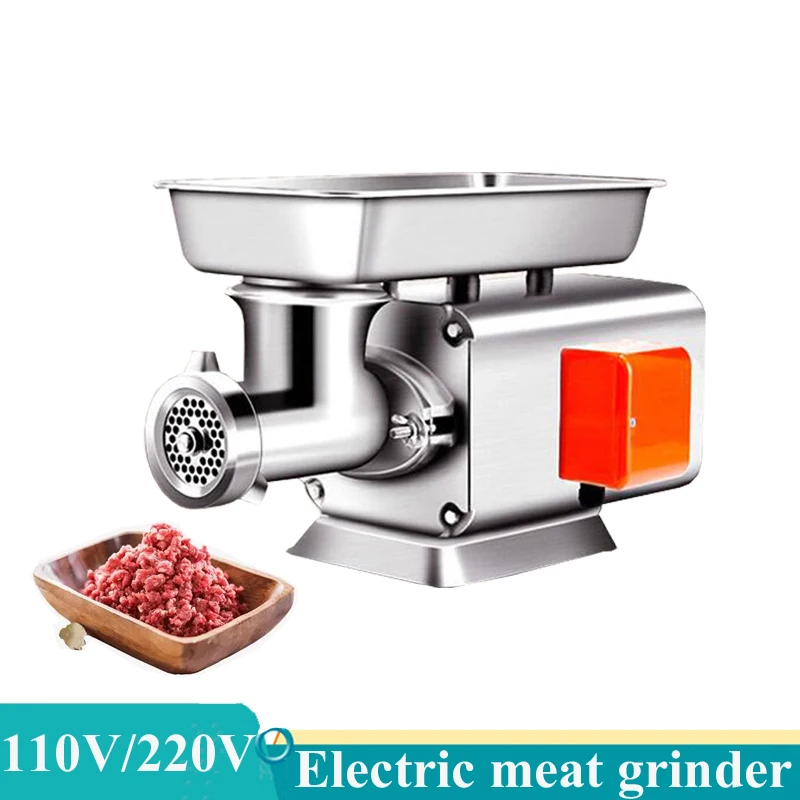 

220V 110V Electric Meat Grinder Heavy Duty Household Sausage Maker Meat Mincer Food Grinding Mincing Machine
