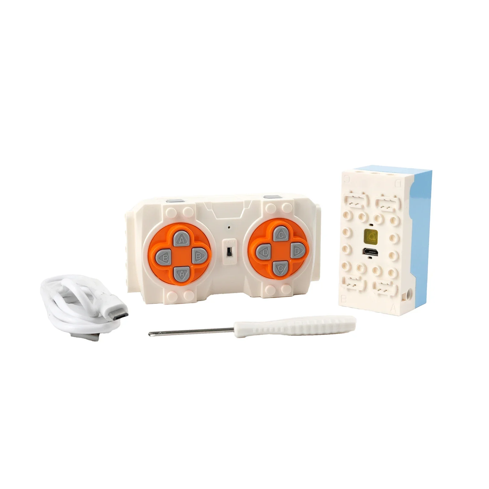 Фото Приложение Mould King 4,0 R/C, двойной пульт дистанционного управления, умный креативный модуль, зарядка, аккумуляторный блок, MOC, строительные блоки, функции питания №3