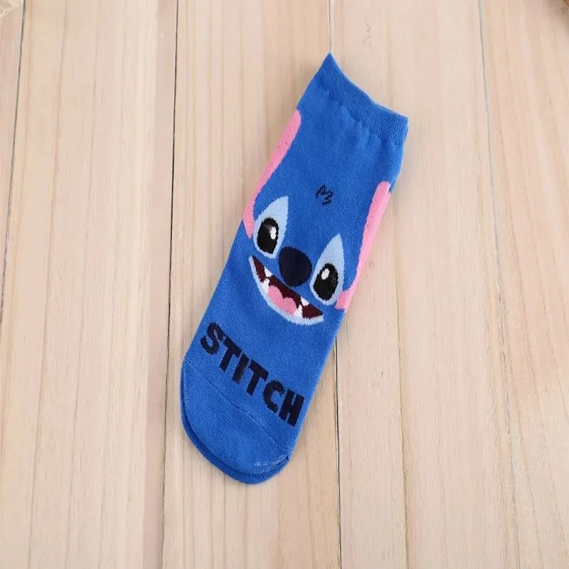 Stitch Disney anime socks cartoon figure Tigger Animal monster new casual xxx girls child Princess socks little girl Boat socks