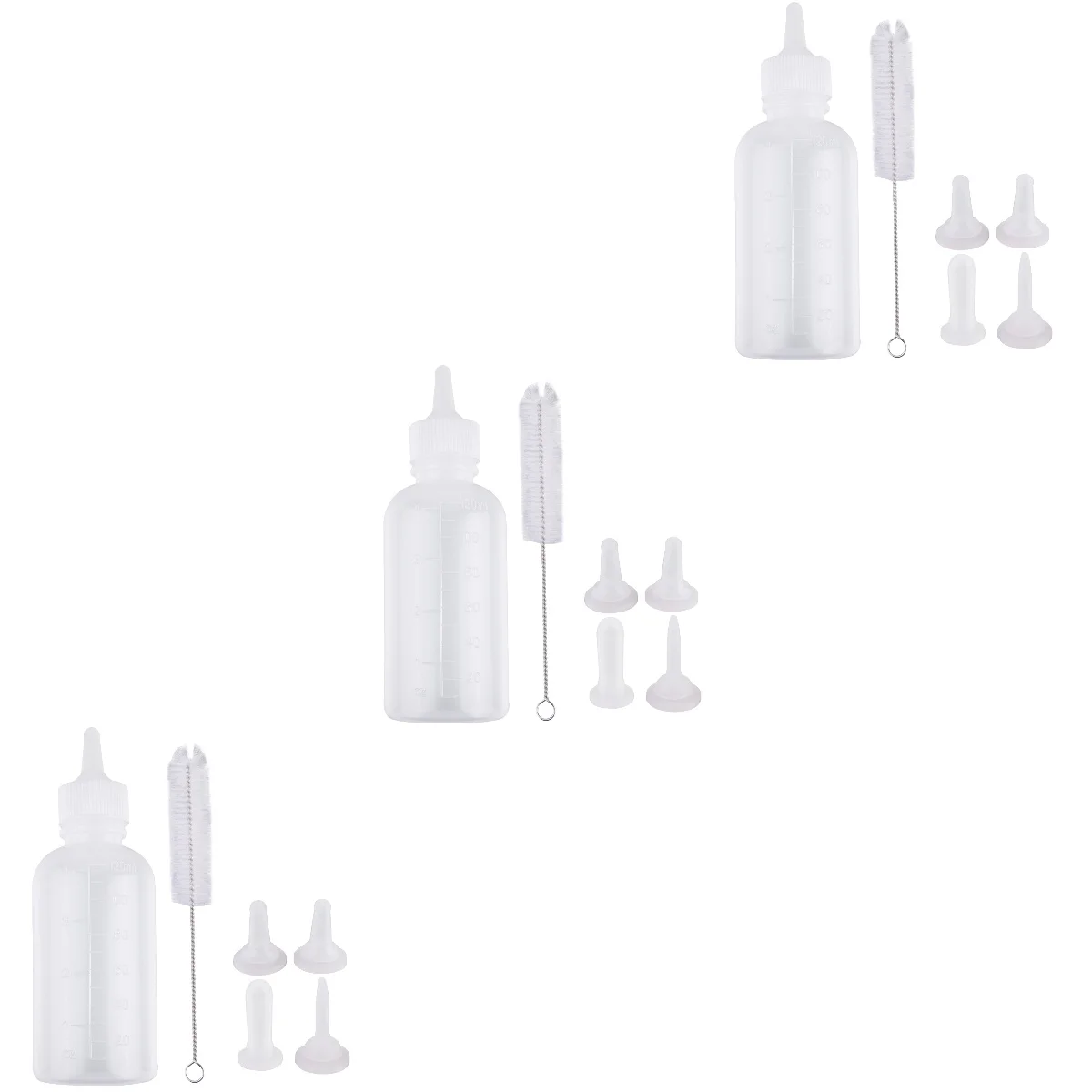 

Puppy Feeding Nursing Nurser Pet Kitten Dog Cat Water Dogs Feeder Pacifier Baby Animals Supplies Set Cleaning Kit