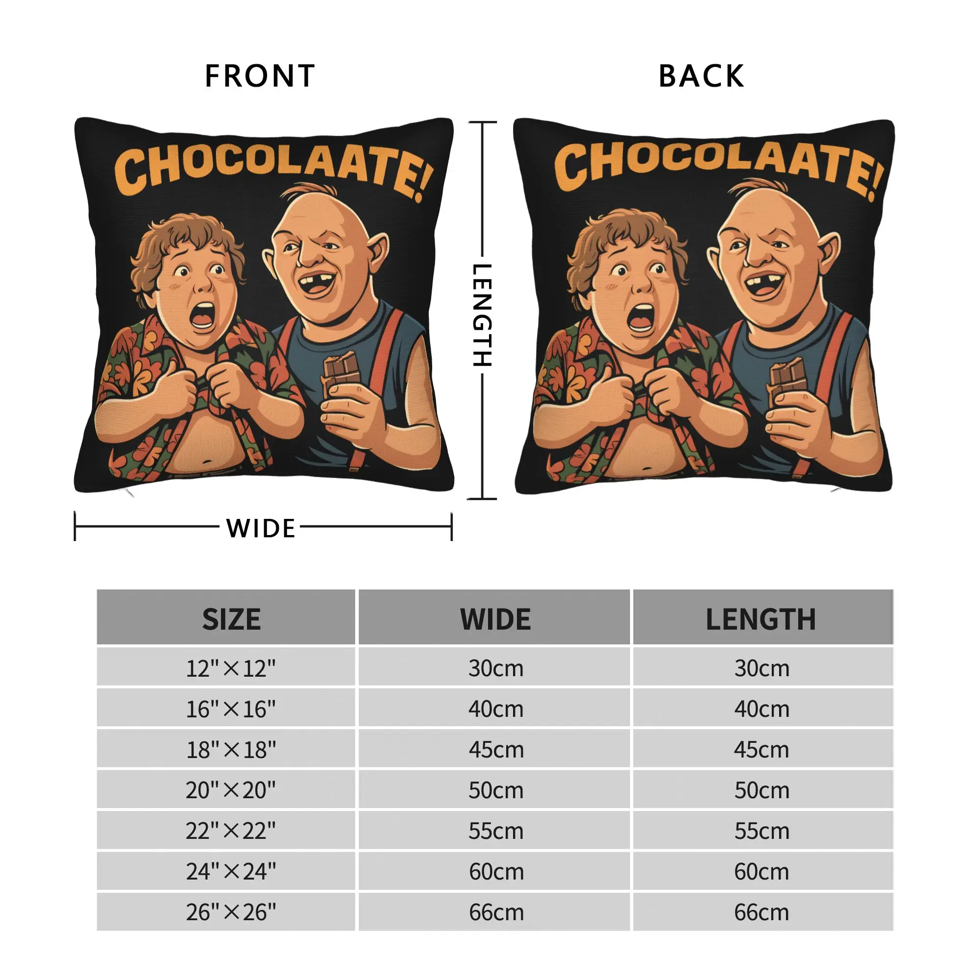 Фото Наволочка Goonies Chocolate Slot и Gordi: Удобная декоративная наволочка для дивана, кровати, кресла №2