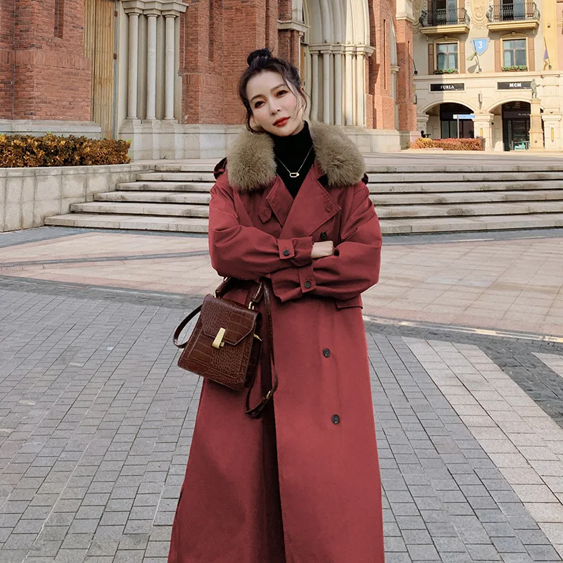 Winter clothes new cotton jacket knee-length loose cotton jacket