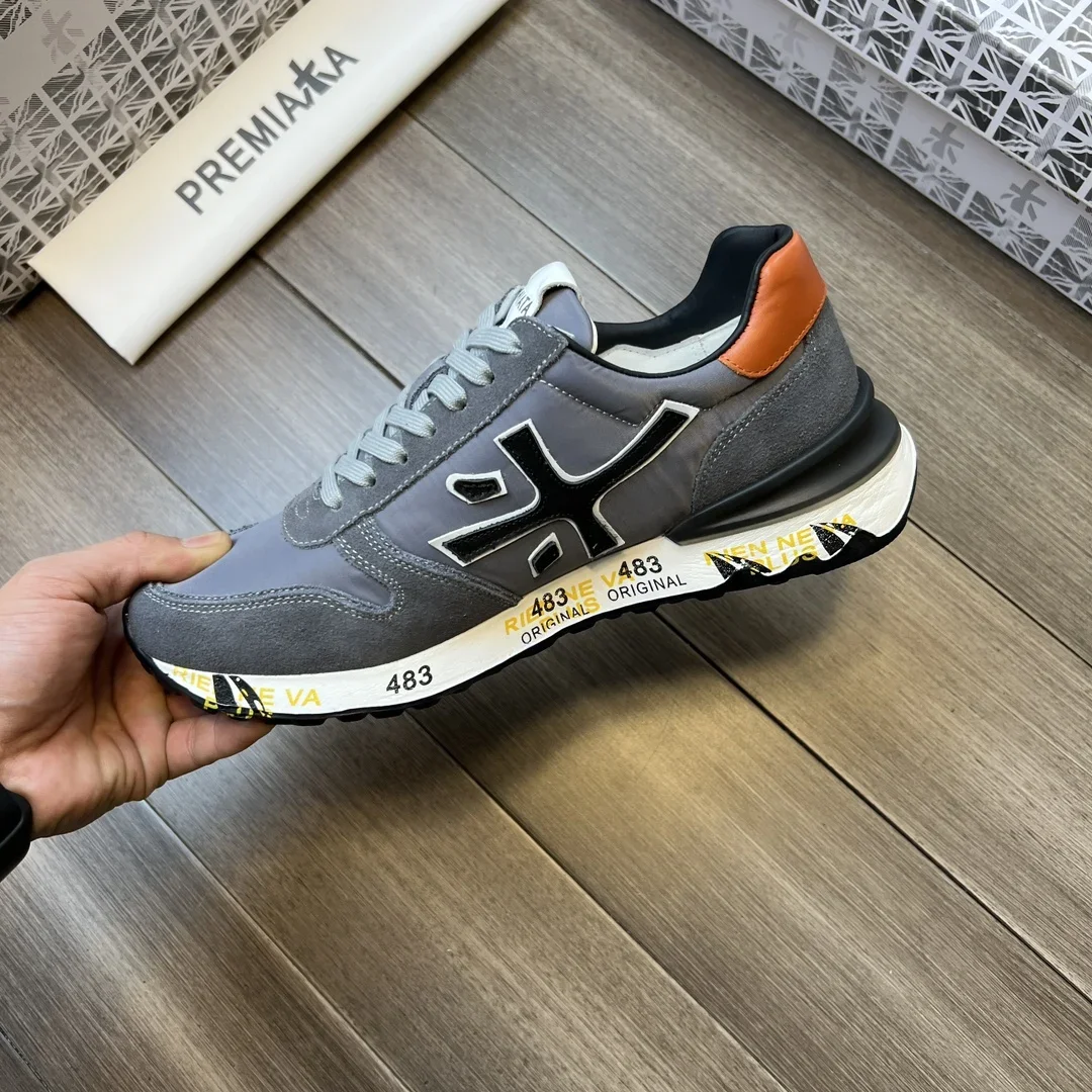 PREMIATA Мужская мода Ретро уличный тренд универсальная спортивная обувь простые