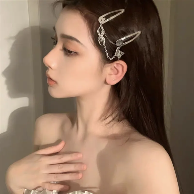 Plated Punk Harajuku Hairwear For Women Spice Hot Girl Enfashion Aesthetic Female Hair Clips