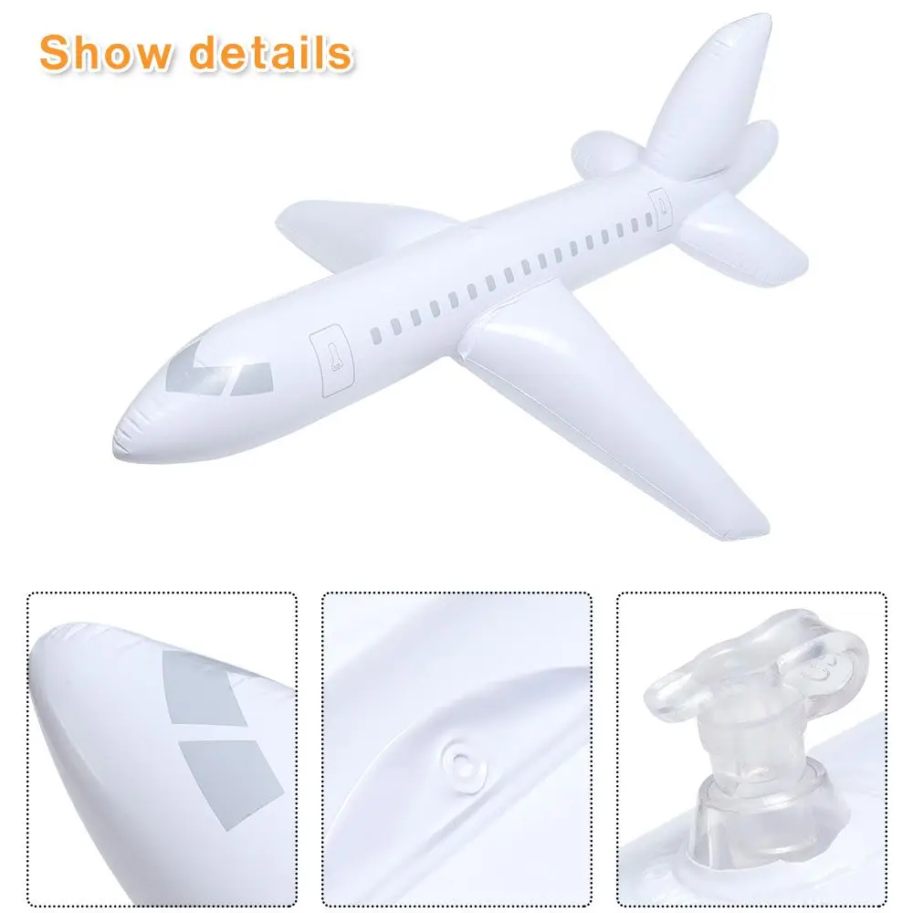

100cm High Quality Kid Birthday Gift Classic Toy Float Airplane Aircraft Planes Toys Inflatable Airliner Cartoon Plane