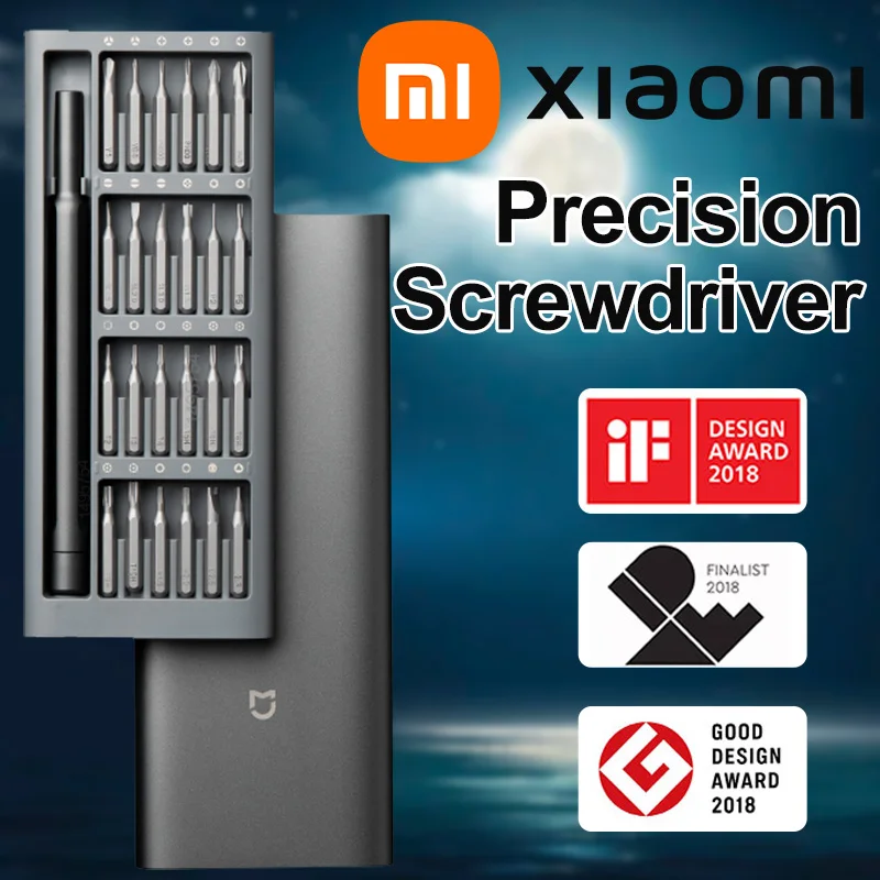 

Mijia Precision Screwdriver Set 24 PCS Precision Screwdriver Bits Xiaomi Manual Equipment Tool Multifunction Set PC Phone Repair