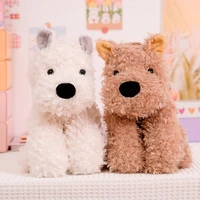 1pcs 22 40cm adorable west highland white terrier plush toys simulation puppy fluffy stuffed doll kids gifts
