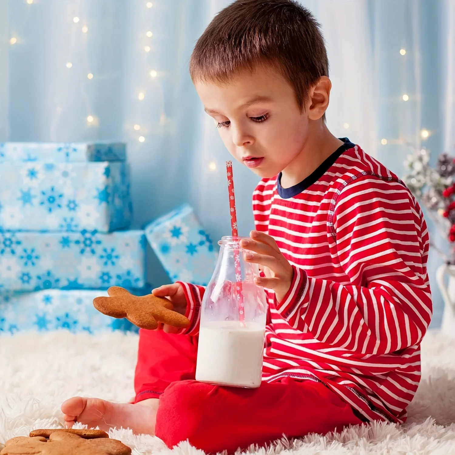 Рисунок 4 - Одноразовые соломинки для рождественской вечеринки