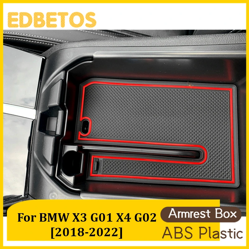 

Armrest Secondary Storage Box For BMW X3 2022-2018 G01, For BMW X4 2019-2022 G02, Center Console Insert Organizer Tray