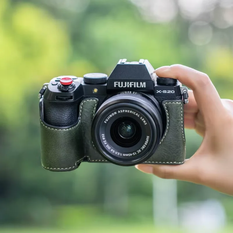 Фото Защитный чехол для камеры из искусственной кожи для Fujifilm xs20, защитный чехол для камеры xs20, кожаный чехол №5