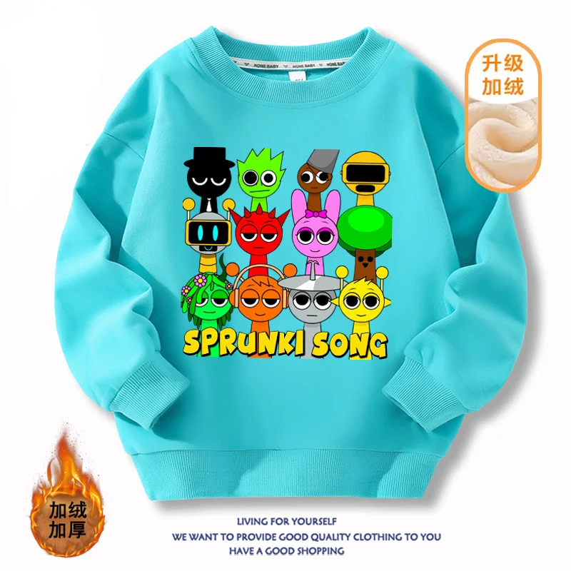 Толстовка с капюшоном Sprunki для детей