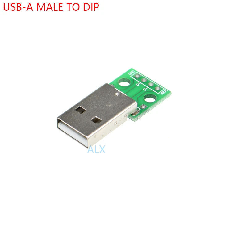 

Конвертер USB A 2.0 на разъем DIP 2.54 мм, 10 шт., ALINSIN
