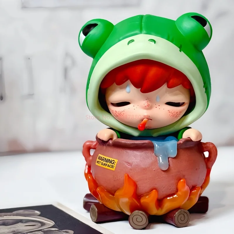 Фото Хит продаж: Оригинальные фигурки Popmart Hirono из серии «Травяная теплица», игрушки-сюрпризы в закрытых коробках, настольные украшения, декоративные подарки №5