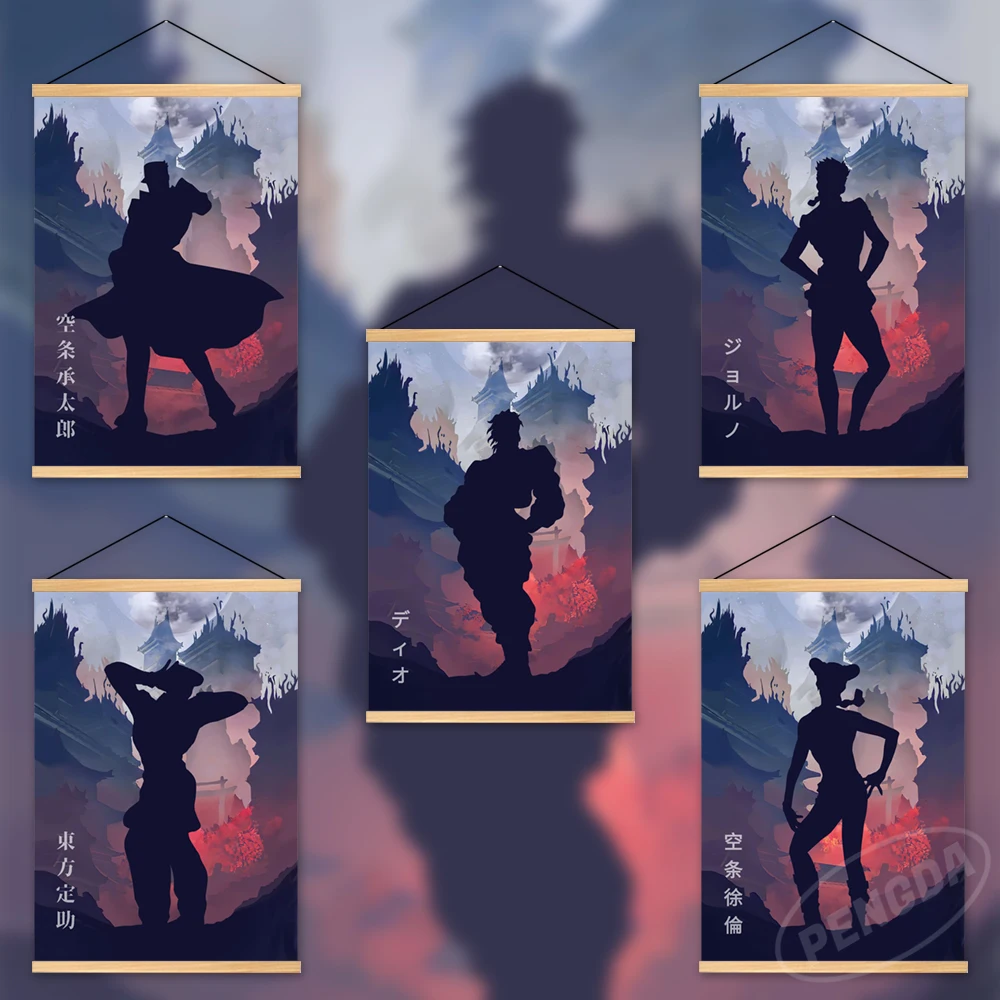 

Картина на холсте в стиле «Невероятные приключения Джоджо»