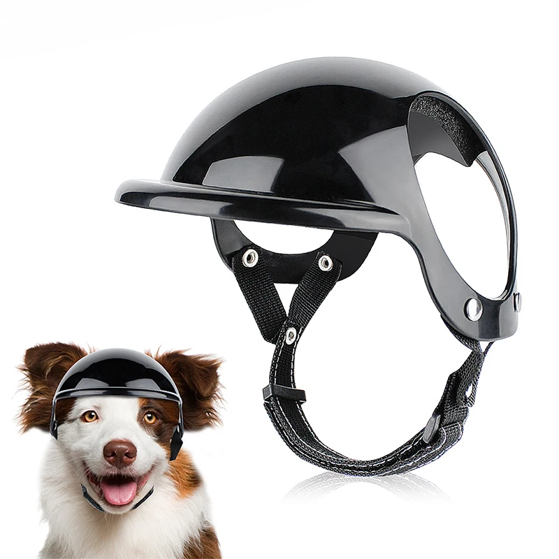 

Small Pet Dog Helmet with Ear Hole Motorcycle Dog Helmet Multi-Sport Dog Hard Hat Outdoor Bike Doggy Cap for Dogs Accessories