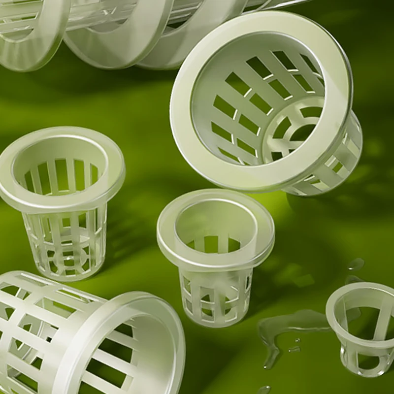 

1/10pcs 35/45/50/60/70/85mm Transparent Hydroponic Mesh Basket Vegetable Planting Net Pot Grow Soilless Cultivation Cup
