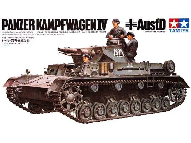 

Tamiya 35096 1/35 Model Tank Kit German Panzer Kampfwagen Pz.Kpfw IV Ausf.D Model Building