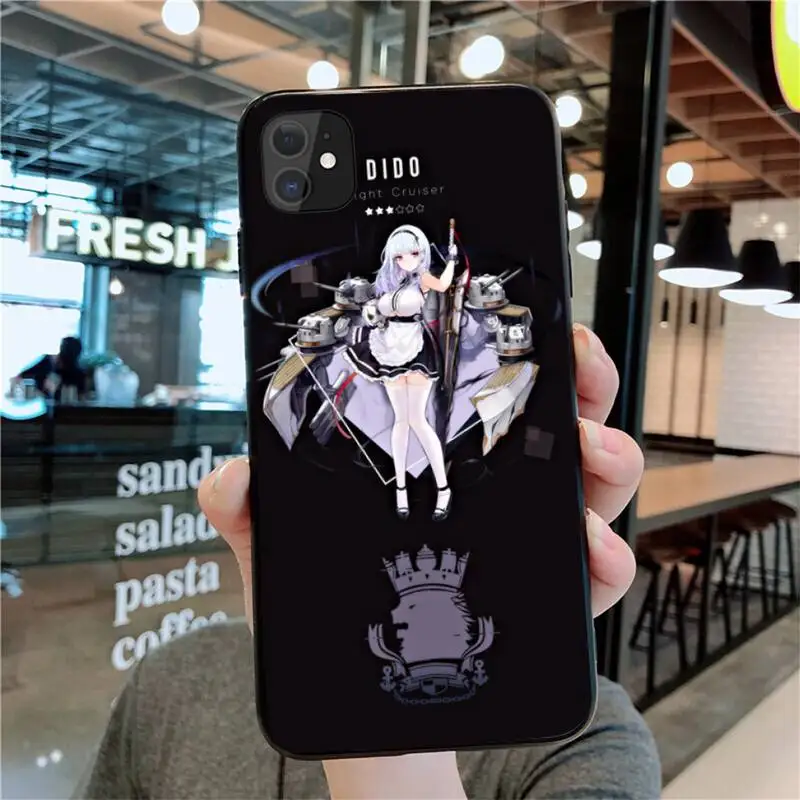Чехол для телефона с аниме-девушкой Atago Bluetooth Lane iphone 13 12 11 Pro Max Mini XS 8 7 6 6S Plus X 5S SE 2020 XR
