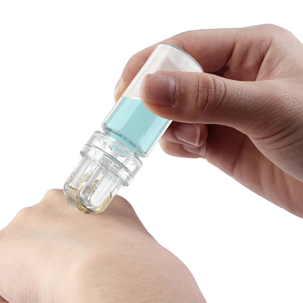 

Hydra roller 64 Pin Micro titanium need le tips Derma nee dles skin care Anti aging whitening bottle roller serum applicator