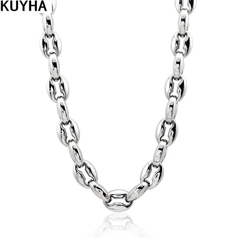 Цепочка с толстыми бусинами из нержавеющей стали водонепроницаемый чокер до