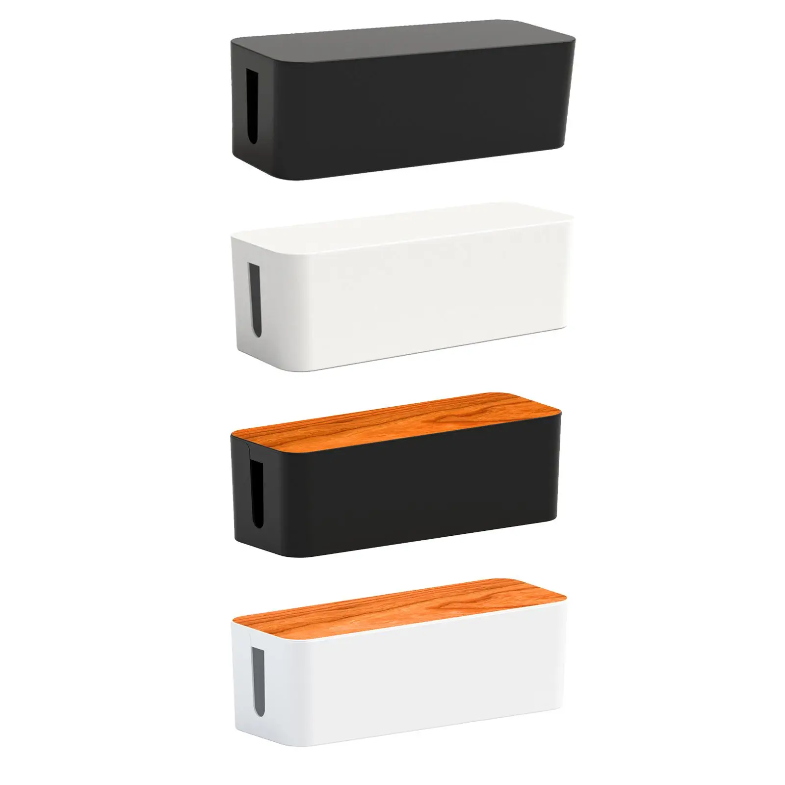 

Cord Organizer Box Cord Organization Hide & Conceal Cord Holder for TV Desk