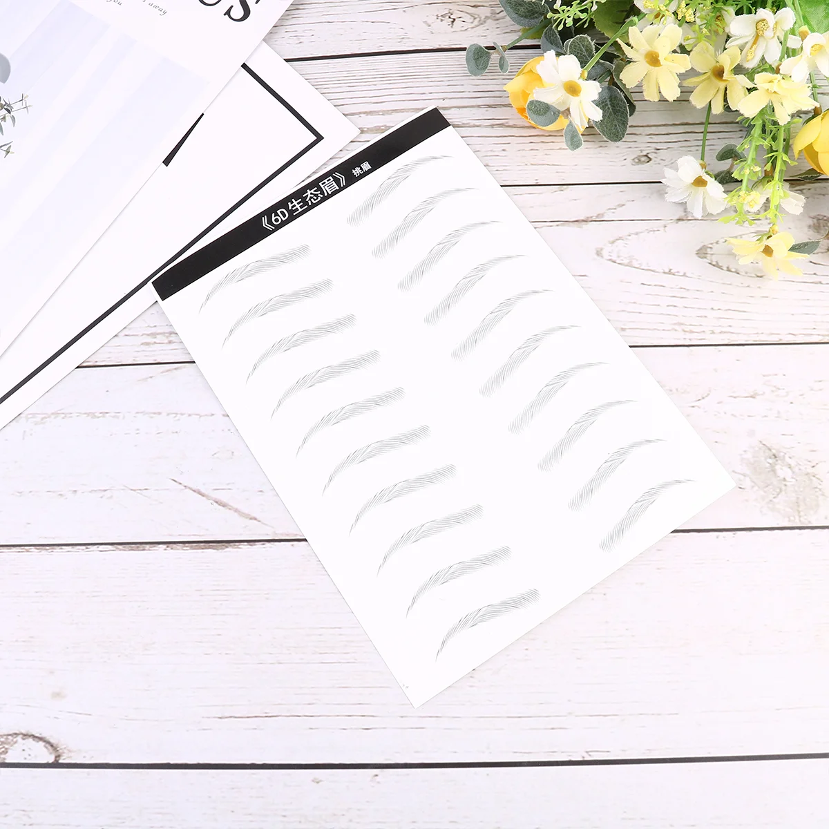 

Eyebrow Stickers Brow Makeup Sticker Eyebrows Imitation Transfers Transfer 6D Natural Decals False Artificial Eye Patch