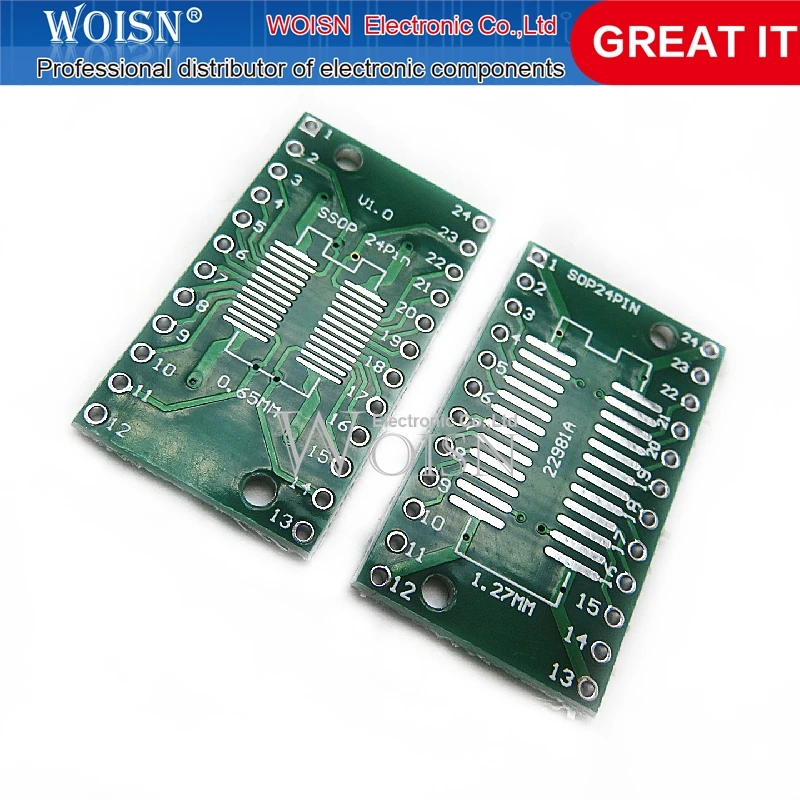 Встроенная плата адаптера DIP 0 65/1 27 мм