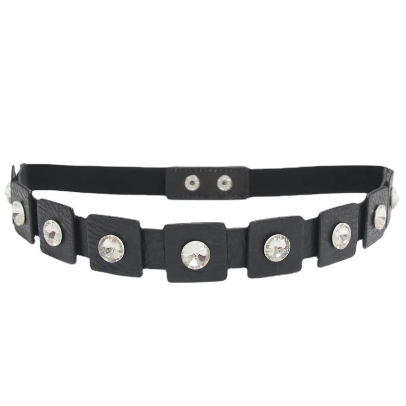 

Pearl elastic wide girdle women's accessories design niche decorative belt