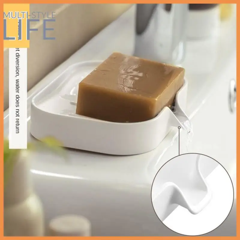 

Soap Rack Tray Soap Box Draining Soap Box Bathroom Soap Container Household Shelf Punch-free Soap Dish Tray Bathroom Artifact